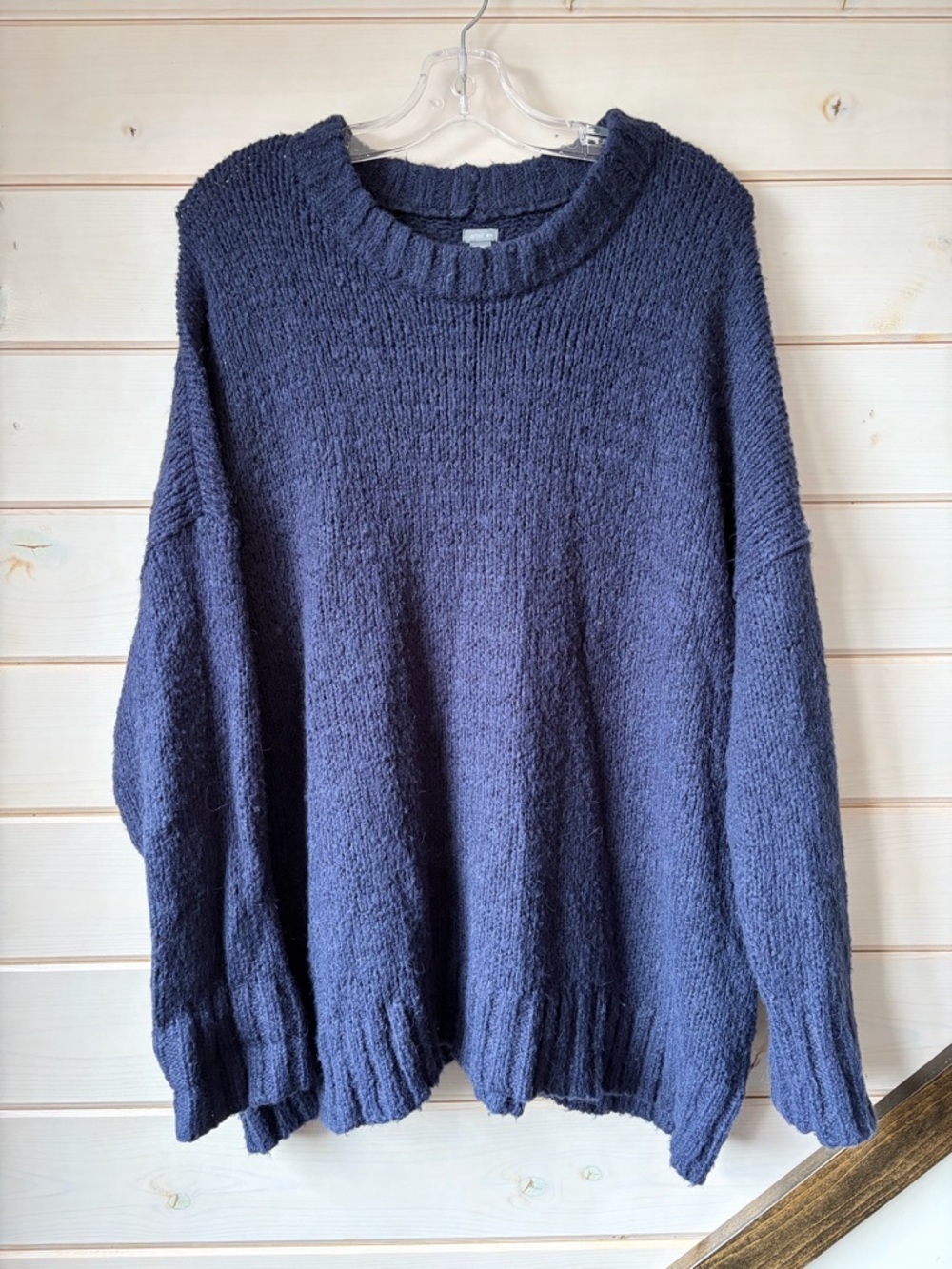 aerie Navy Blue Crewneck Sweater